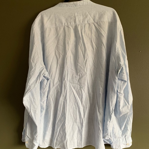 Mandarin Collar Button down - Picture 3 of 3